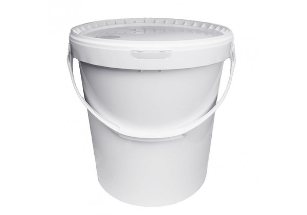 21 LITRE WHITE BUCKET and LID